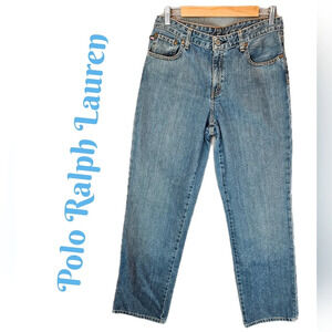 Polo Ralph Lauren Womens Saturday Jeans Straight Leg Sz 10-30x32 All Cotton